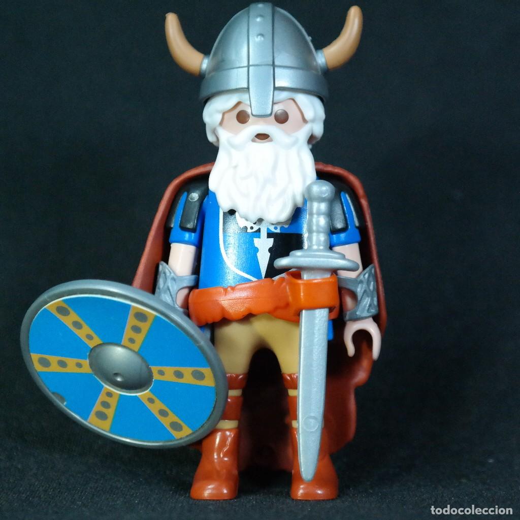 Playmobil: Playmobil vikingo viejo con capa ☼