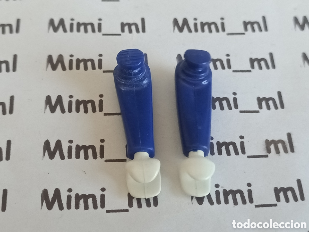 Playmobil: Playmobil brazos azul marino y guantes blancos western oeste recambios figuras