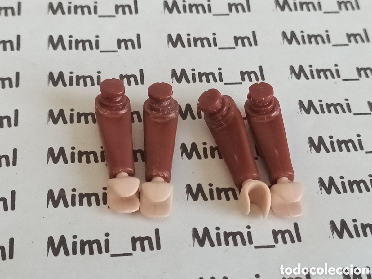 Playmobil: Playmobil 2 pares brazos marrones hombre mujer esquimal recambios figuras western serie rosa