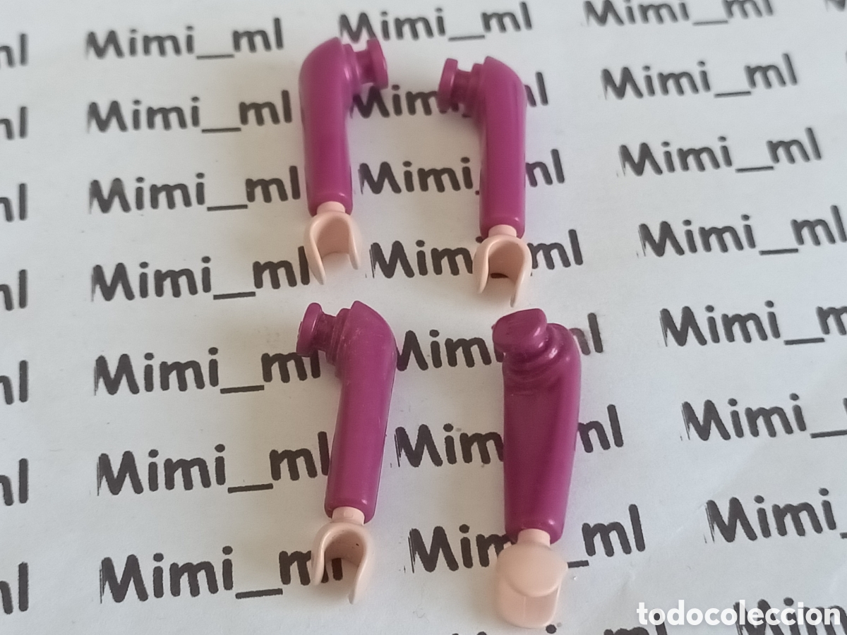Playmobil: Playmobil 2 pares brazos hombre mujer medieval serie rosa western vikingo