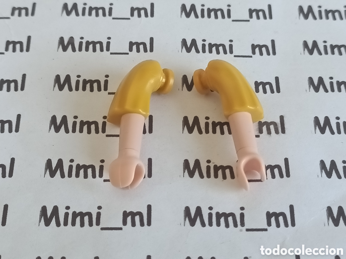 Playmobil: Playmobil brazos manga corta color mostaza barco pirata medieval hombre mujer recambios figuras
