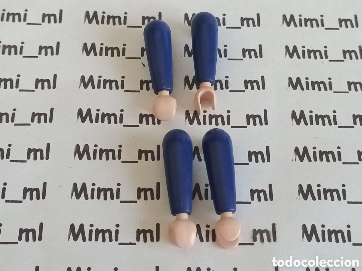 Playmobil: Playmobil 2 pares brazos color azul marino hombre mujer recambios figuras western oeste
