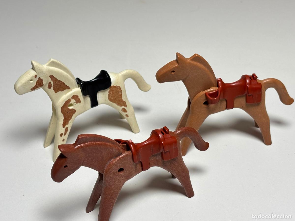 Playmobil: Playmobil lote caballo con silla oeste defecto