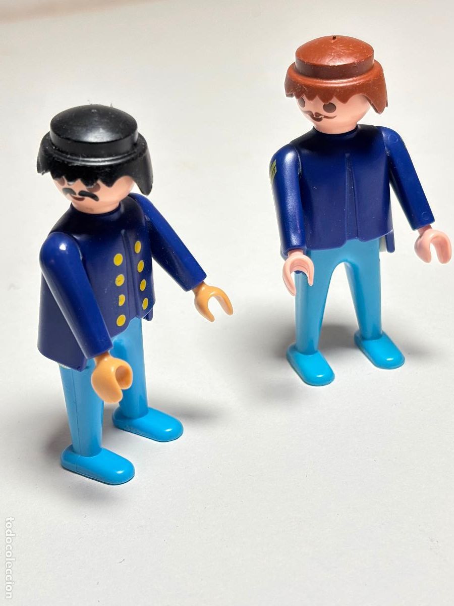 Playmobil: Playmobil lote figura soldado capit&aacute;n nordista oeste