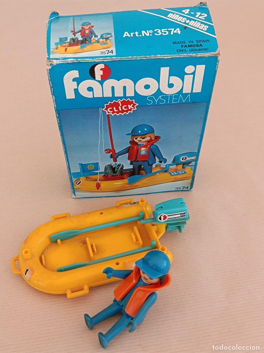 Playmobil: CAJA FAMOBIL REF. 3574 LANCHA