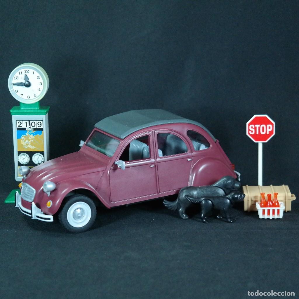 Playmobil: Playmobil Citroen 2CV Especial Francia con reloj, perros y accesorios ☼
