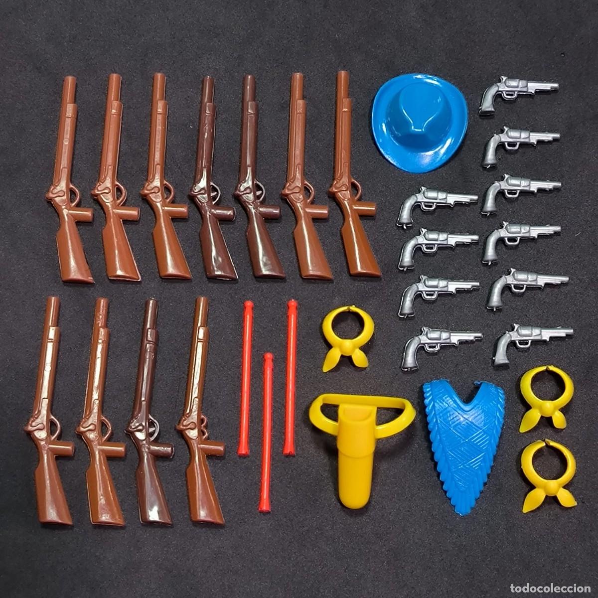 Playmobil: Playmobil rifles, gorros nordistas y accesorios oestel ☼