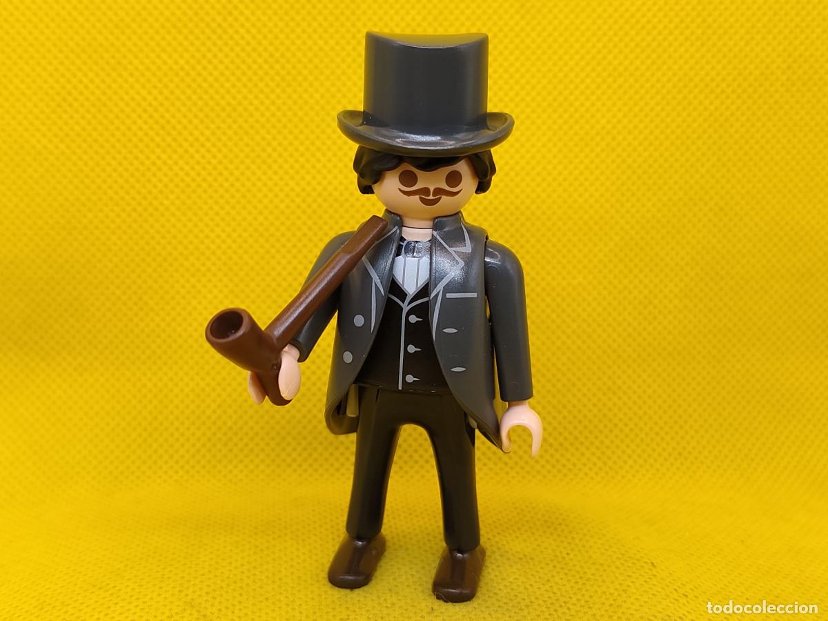 Playmobil: Playmobil Caballero victoriano con pipa, se&ntilde;or vintage