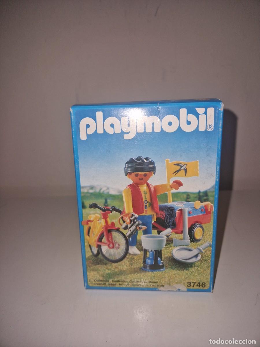 Playmobil: TROTAMUNDOS CON BICI REMOLQUE REF.3746 PLAYMOBIL 1992