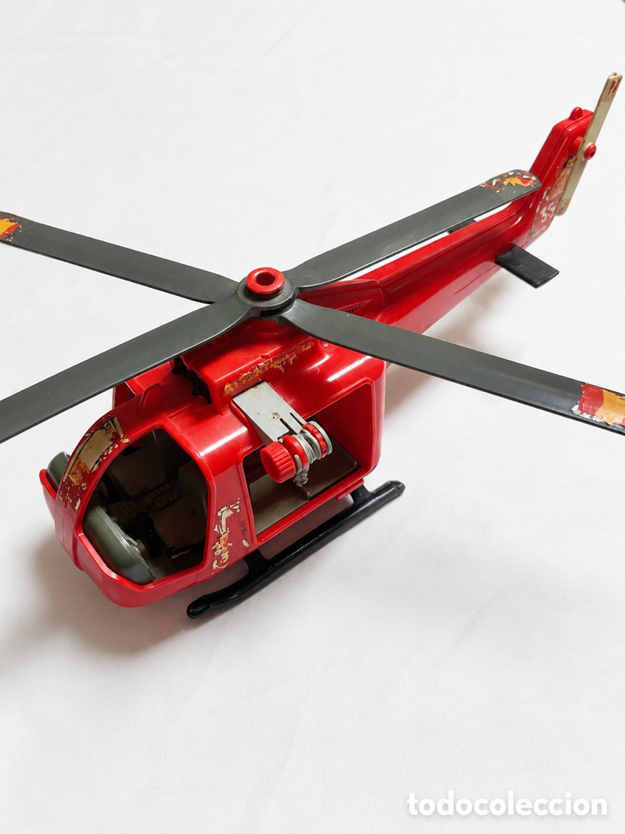 Playmobil: Helic&oacute;ptero Playmobil Rescue vintage salvamento rescate a&ntilde;os 90