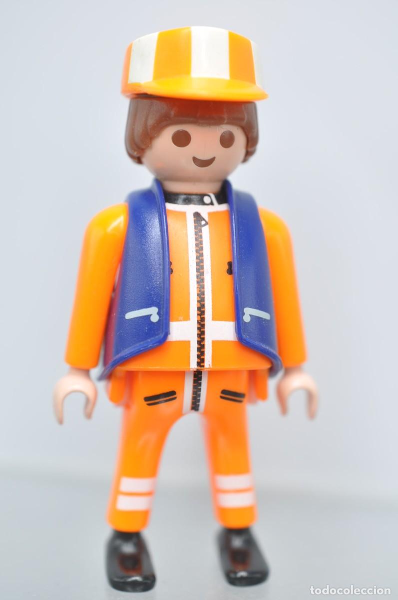 Playmobil: FIG164 Playmobil, figura hombre, obrero