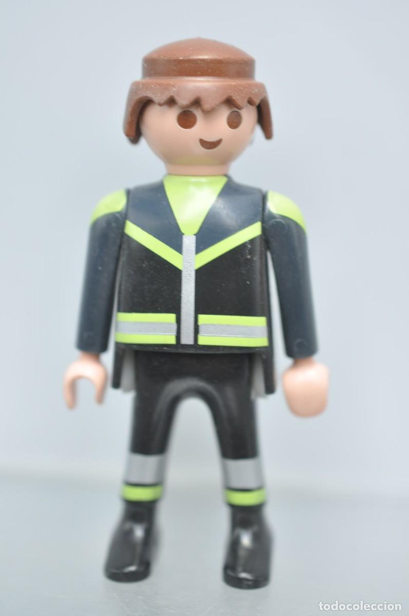 Playmobil: FIG178 Playmobil, figura hombre, limpieza obrero