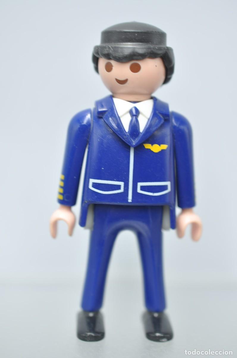 Playmobil: FIG185 Playmobil, figura hombre, piloto