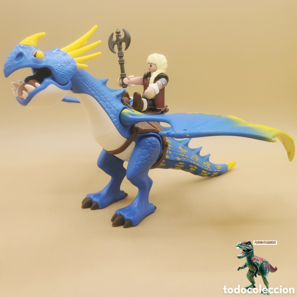 Playmobil: Playmobil como entrenar a tu dragon 9241 Astrid y Tormenta pelicula dragones animal mitologico