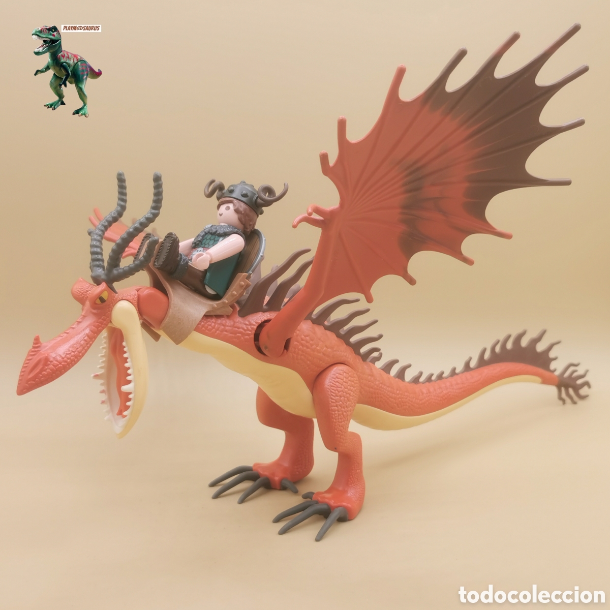 Playmobil: Playmobil como entrenar a tu dragon 9459 Patan Mocoso y Garfios pelicula dragones animal mitologico