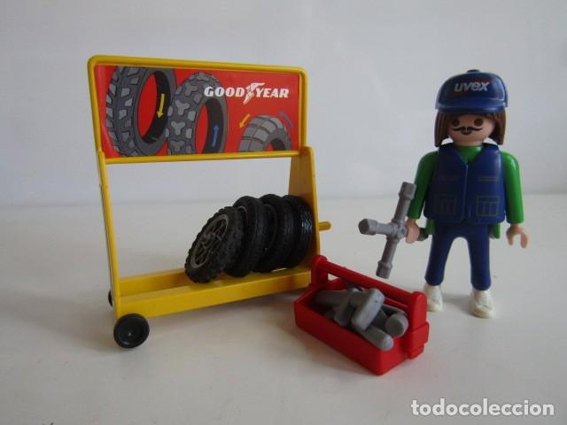 Playmobil: DIFICIL MECANICO TALLER CON ARMARIO RUEDAS YHERRAMIENTAS ANTIGUO ESPECIAL PLAYMOBIL