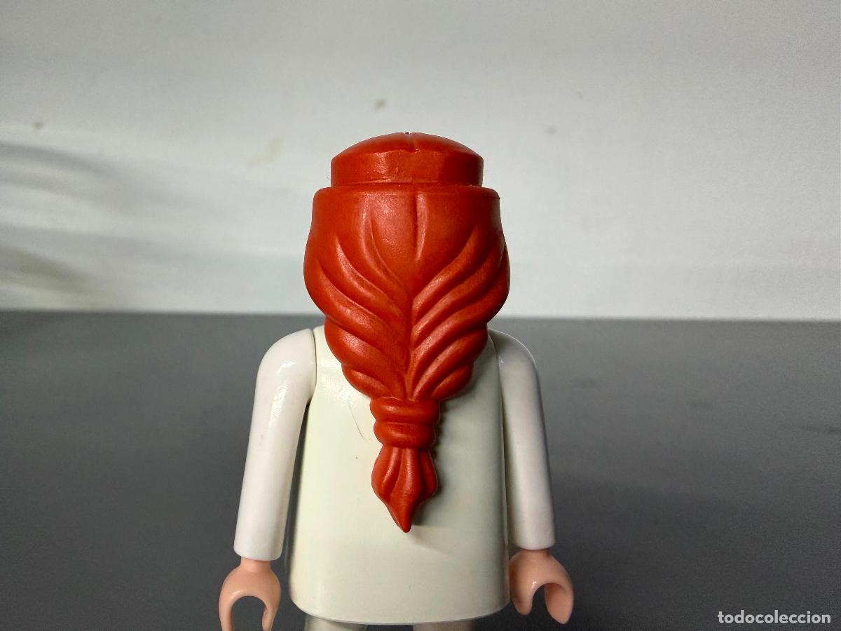 Playmobil: playmobil PELO PELUCA RECAMBIO TRENZA GORDA pelirrojo -figura no incluida