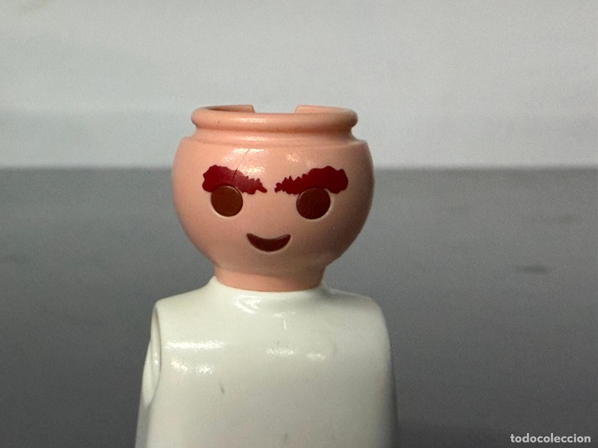 Playmobil: PLAYMOBIL cabeza recambio ce&ntilde;o fruncido ceja gorda pelirroja vikingo- solo se vende cabeza-