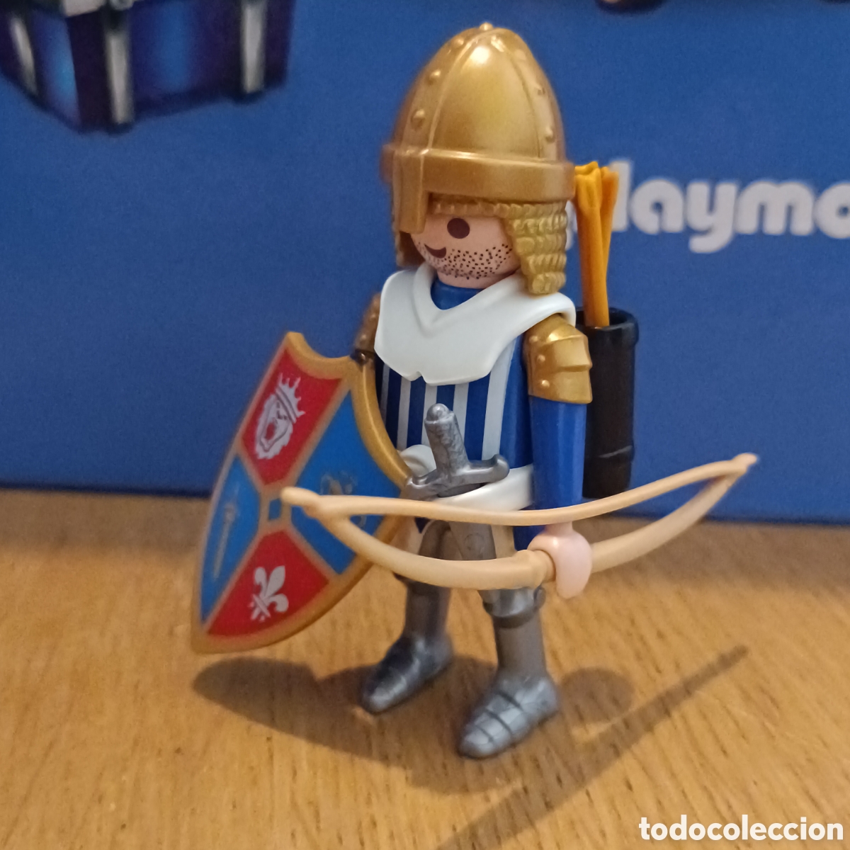 Playmobil: Playmobil Medieval Arquero Caballero Flor De Lys