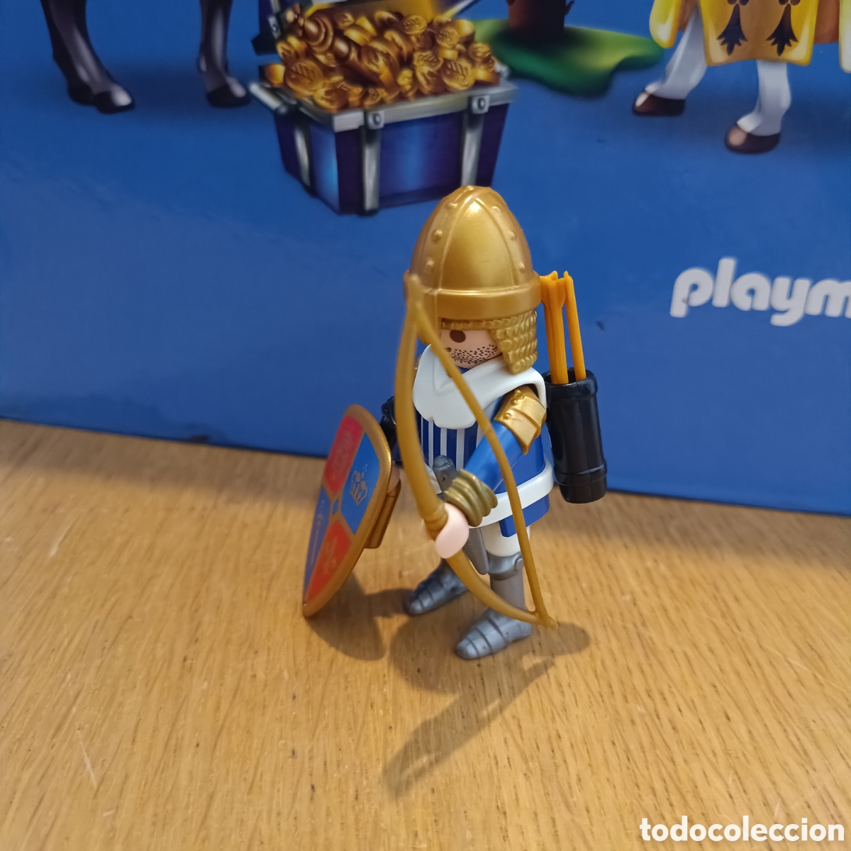 Playmobil: Playmobil Medieval Arquero Caballero Flor De Lys