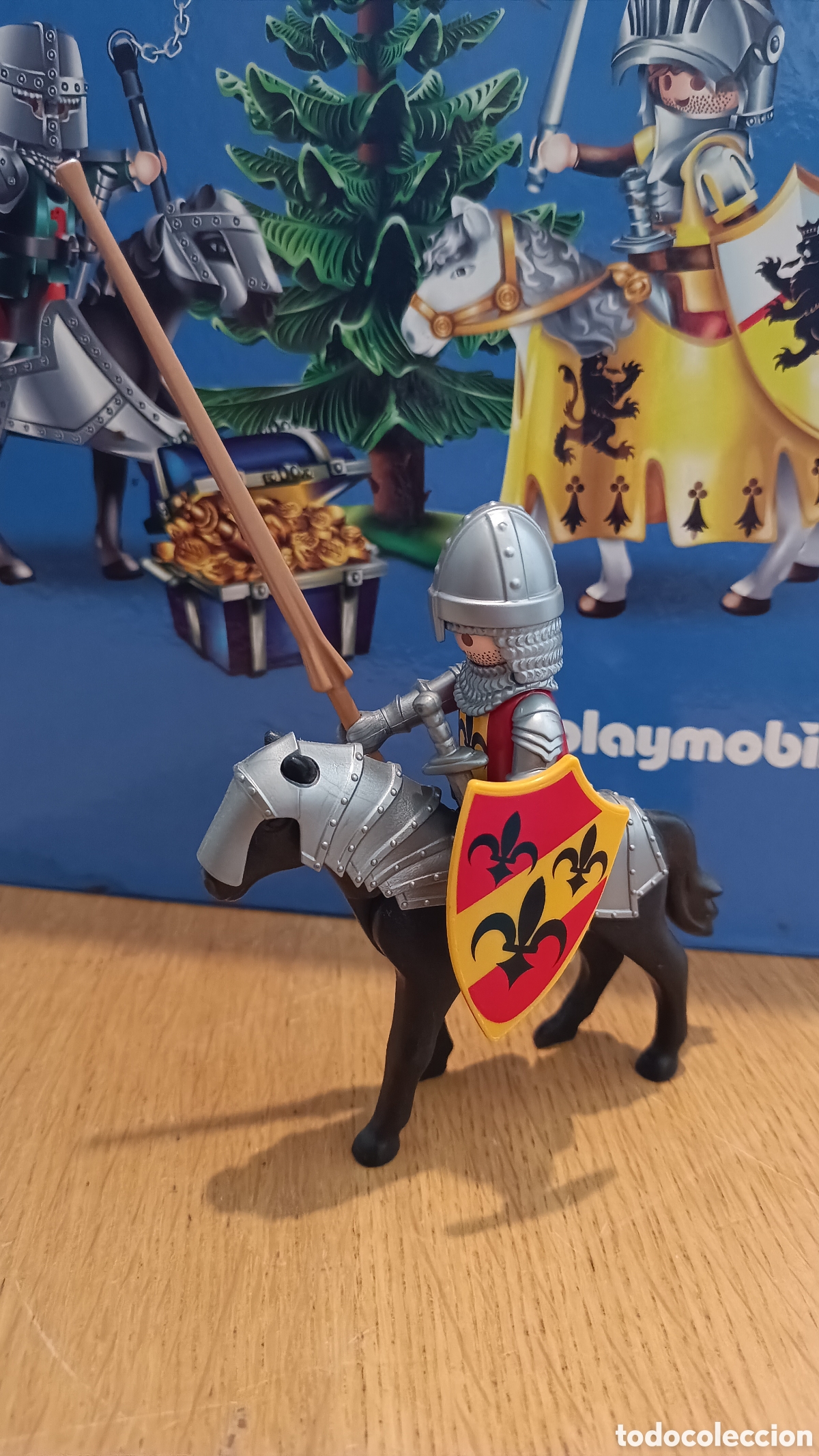 Playmobil: Playmobil Caballero Medieval Caballer&iacute;a Flor De Lys