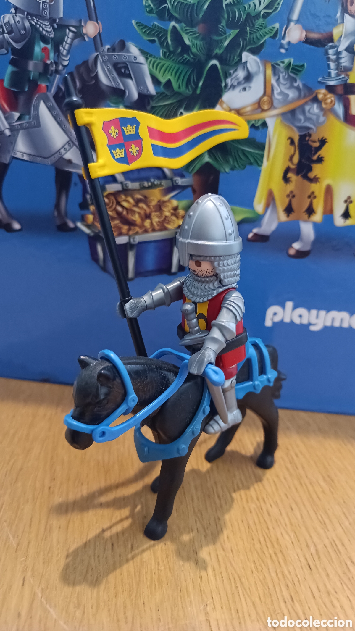 Playmobil: Playmobil Caballero Medieval Caballer&iacute;a Flor De Lys