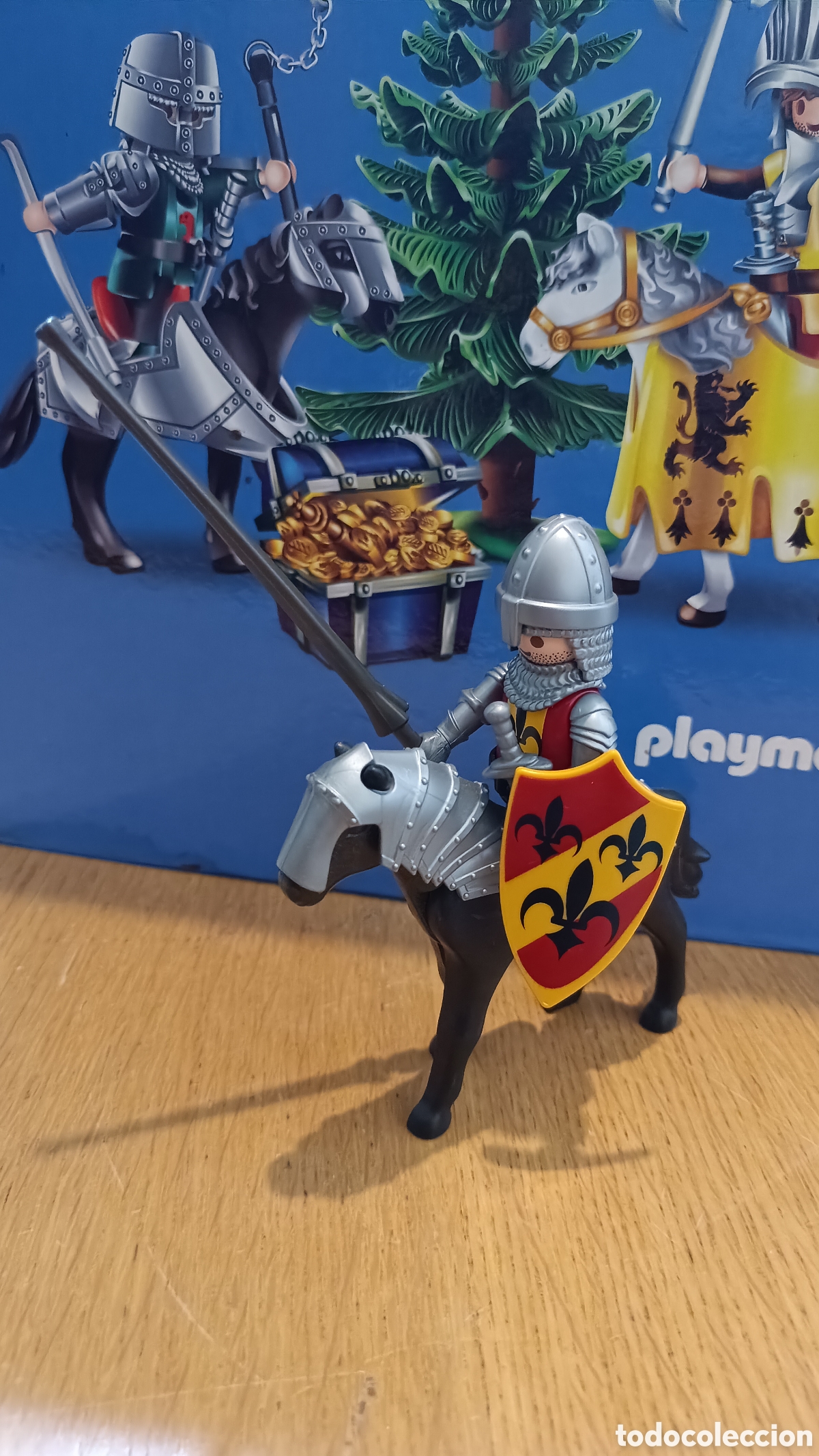 Playmobil: Playmobil Caballero Medieval Caballer&iacute;a Flor De Lys