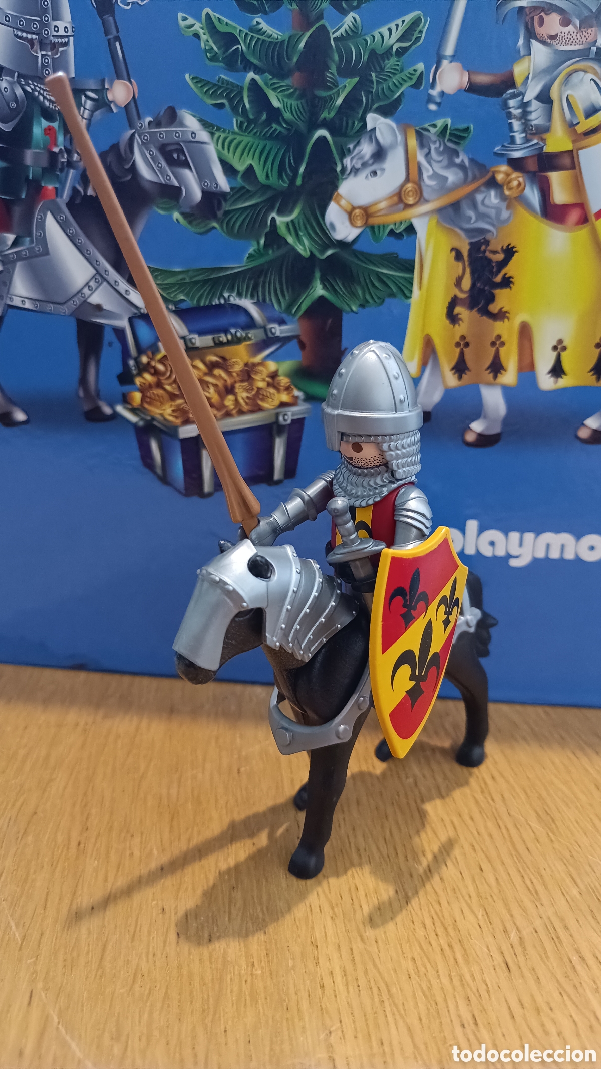 Playmobil: Playmobil Caballero Medieval Caballer&iacute;a Flor De Lys
