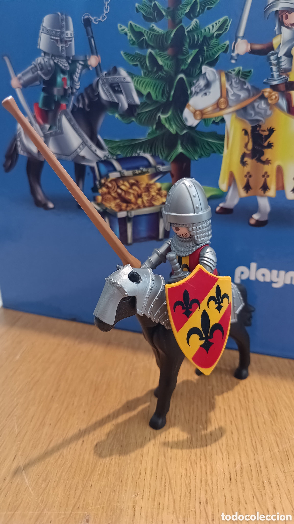Playmobil: Playmobil Caballero Medieval Caballer&iacute;a Flor De Lys