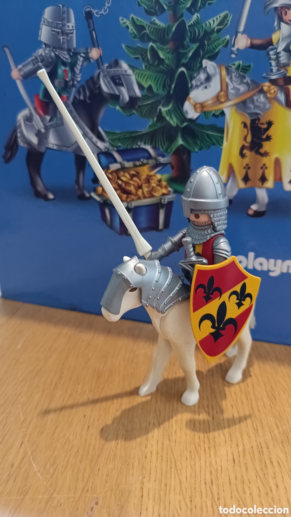 Playmobil: Playmobil Caballero Medieval Caballer&iacute;a Flor De Lys