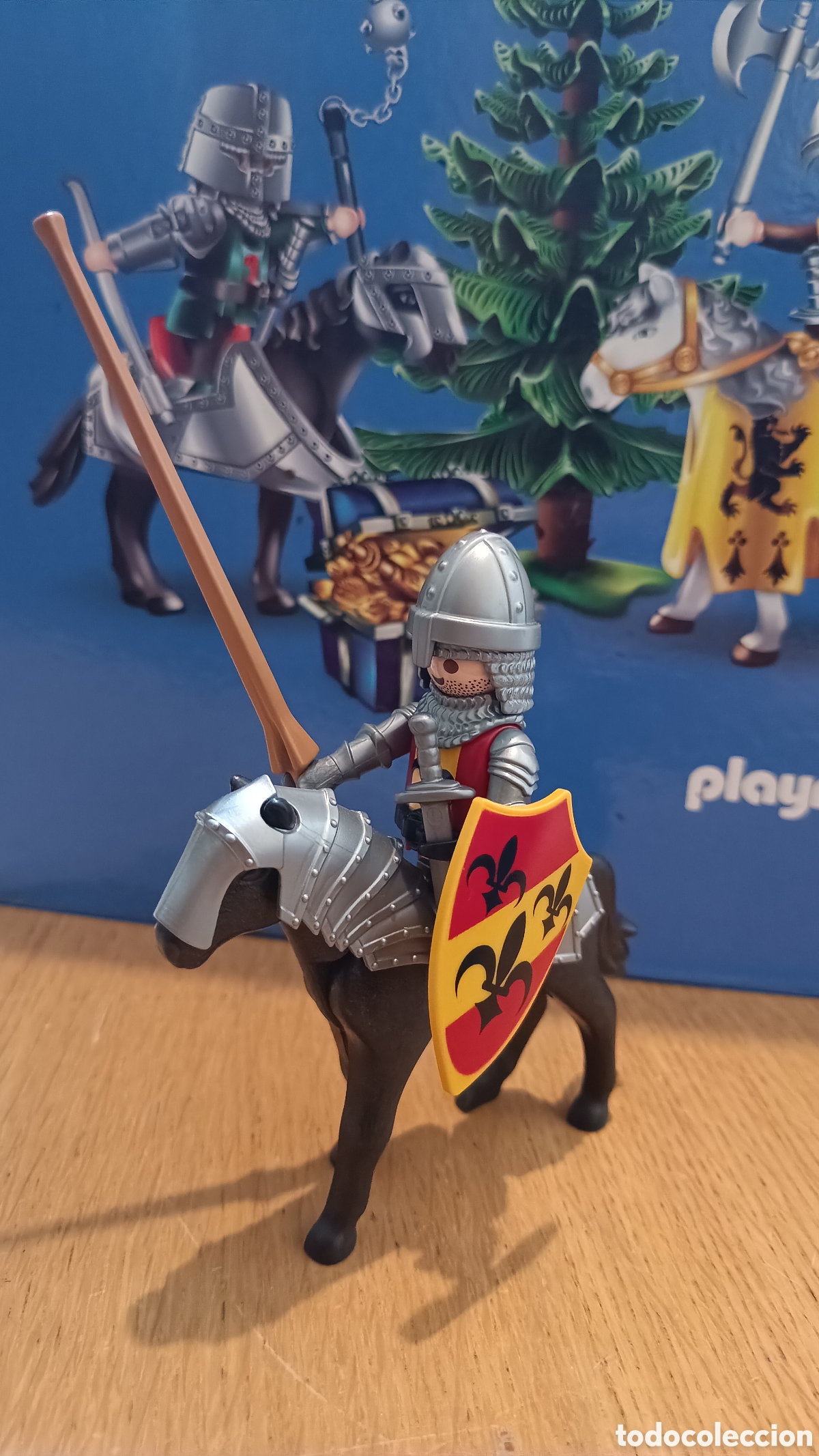 Playmobil: Playmobil Caballero Medieval Caballer&iacute;a Flor De Lys