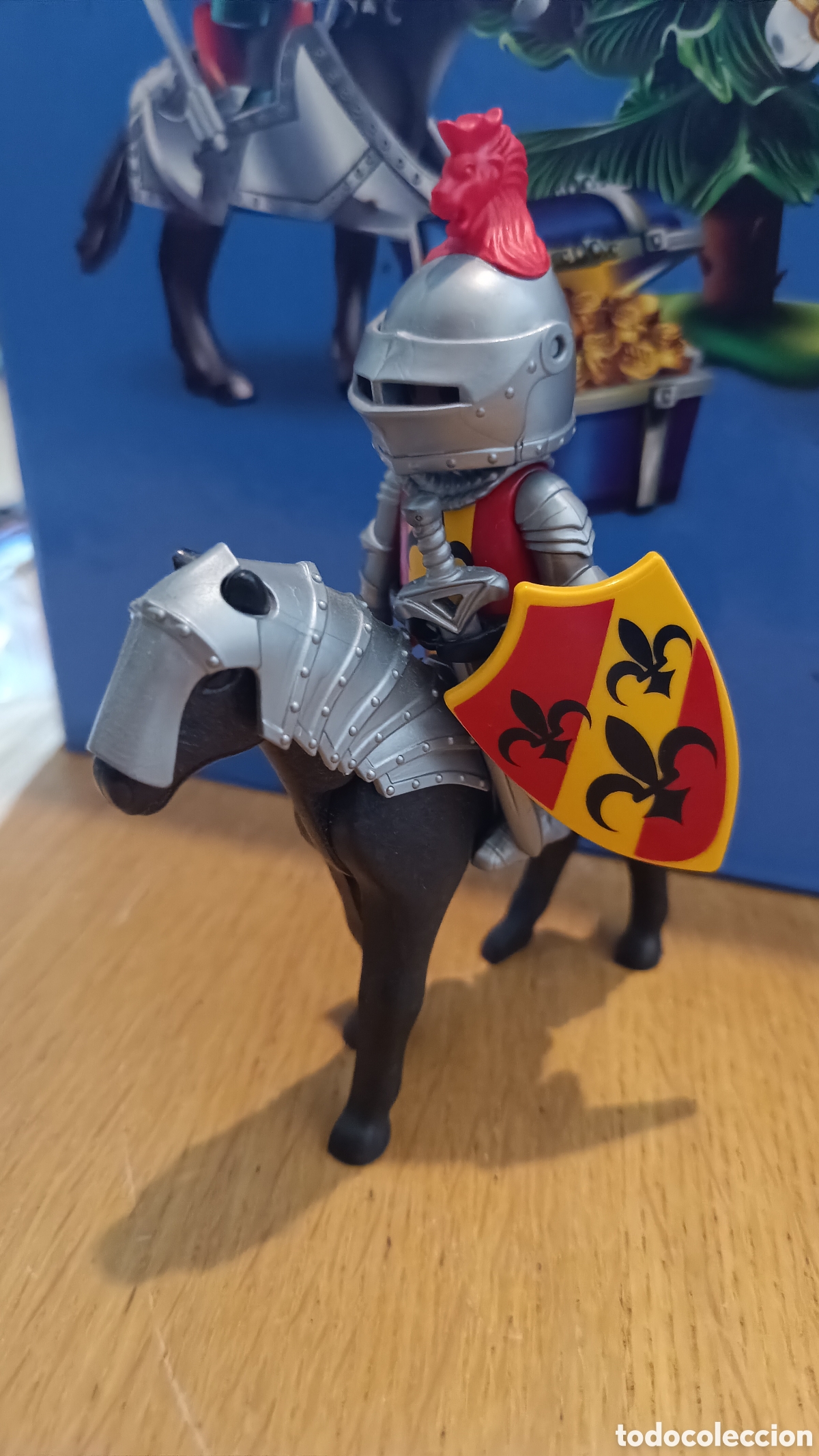 Playmobil: Playmobil Caballero Medieval Caballer&iacute;a Flor De Lys