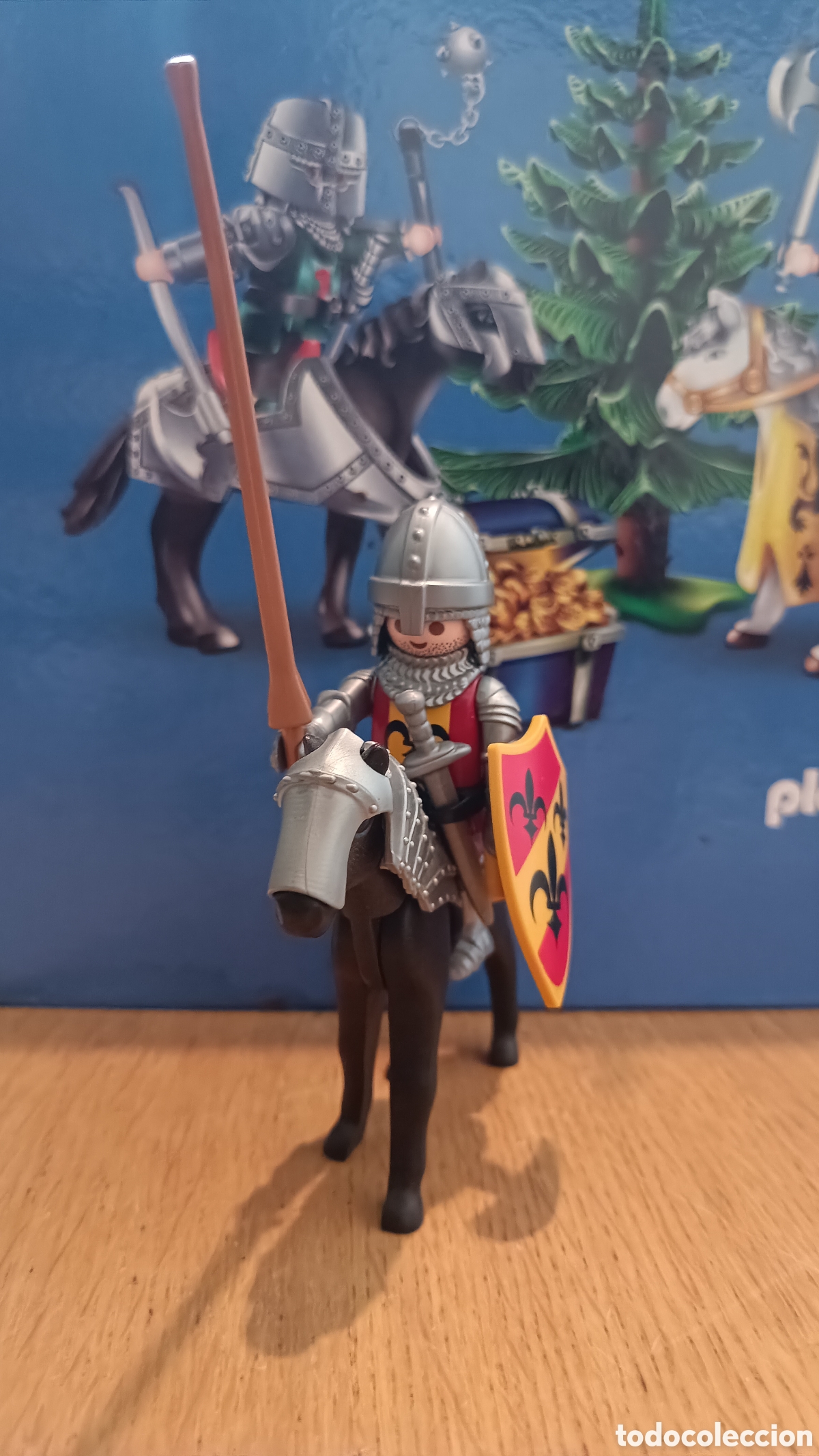 Playmobil: Playmobil Caballero Medieval Caballer&iacute;a Flor De Lys