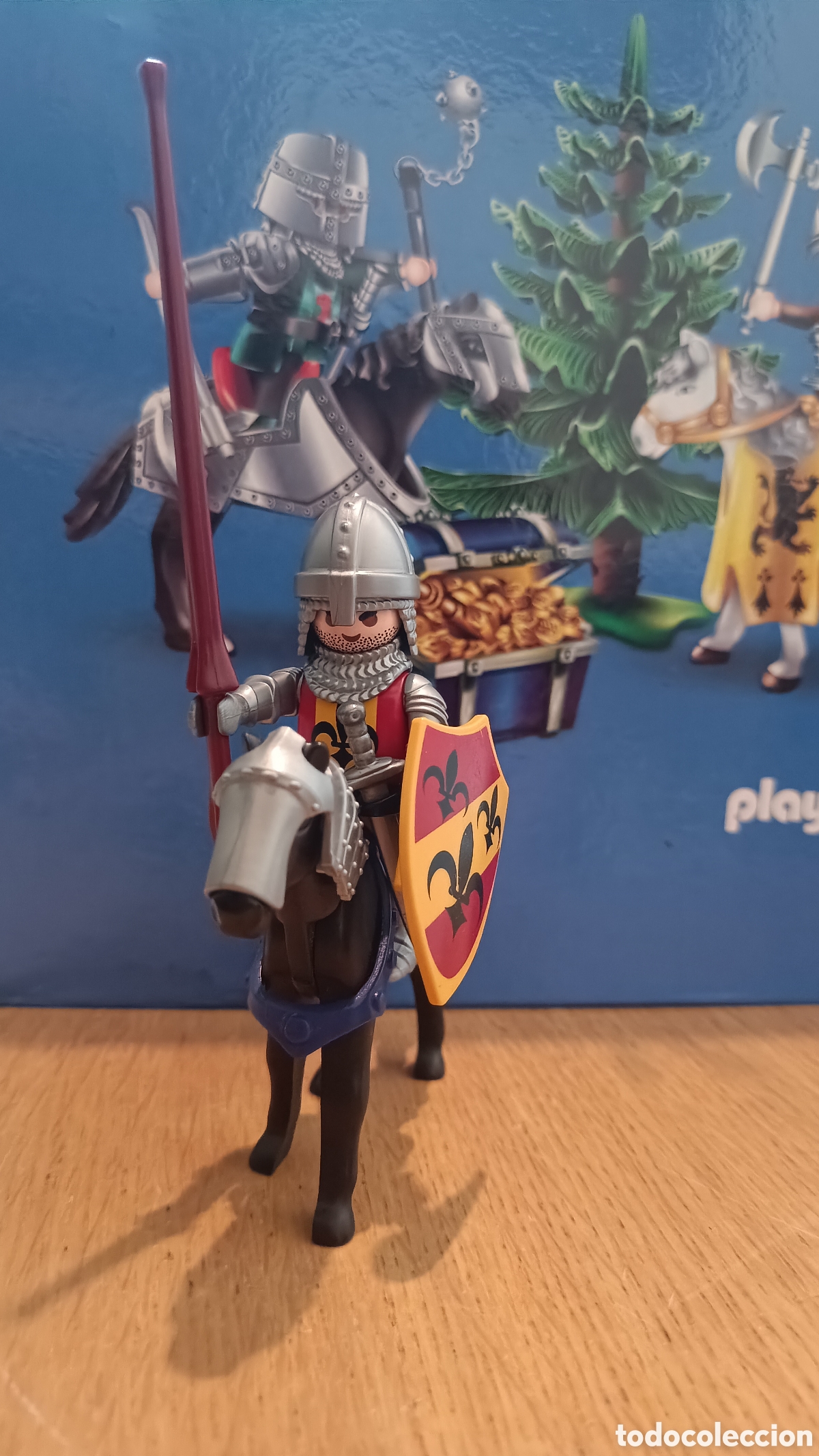Playmobil: Playmobil Caballero Medieval Caballer&iacute;a Flor De Lys