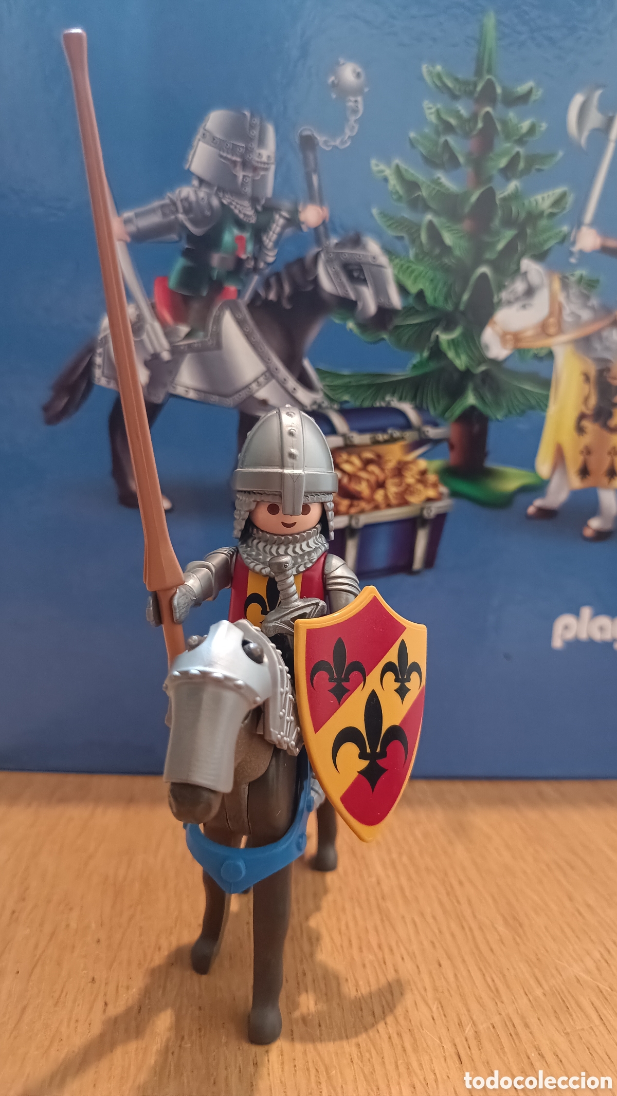Playmobil: Playmobil Caballero Medieval Caballer&iacute;a Flor De Lys