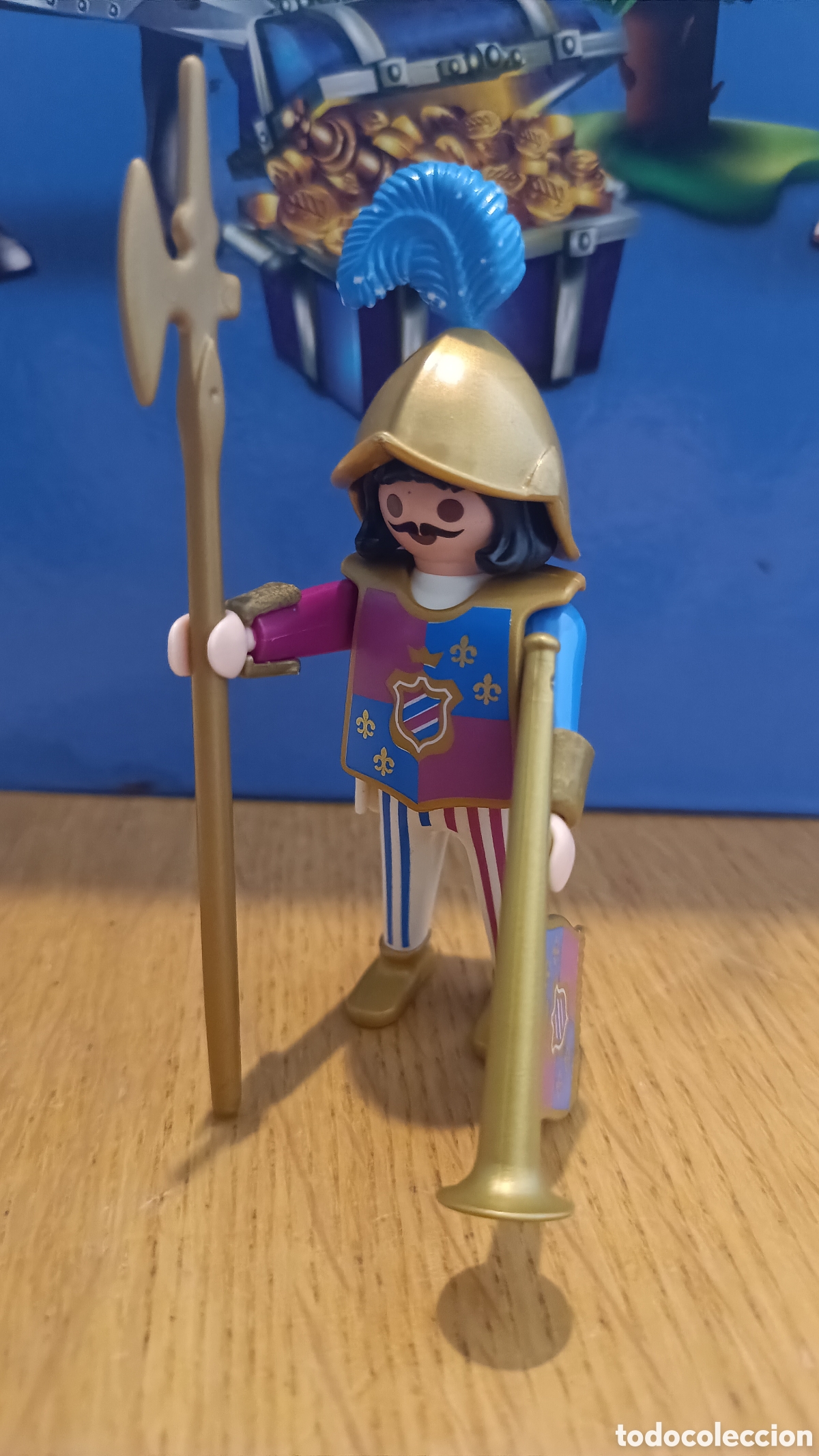 Playmobil: Playmobil Caballero Medieval Flor De Lys lis