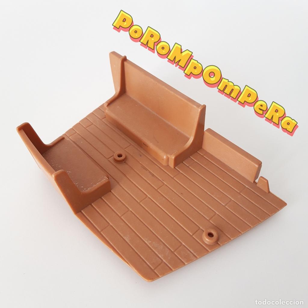 Playmobil: PLAYMOBIL ASIENTOS CUBIERTA 3053 3550 3750 CAMAROTE SUPERIOR CASCO BARCO PIRATA 1&ordf; &Eacute;POCA A&Ntilde;OS 70