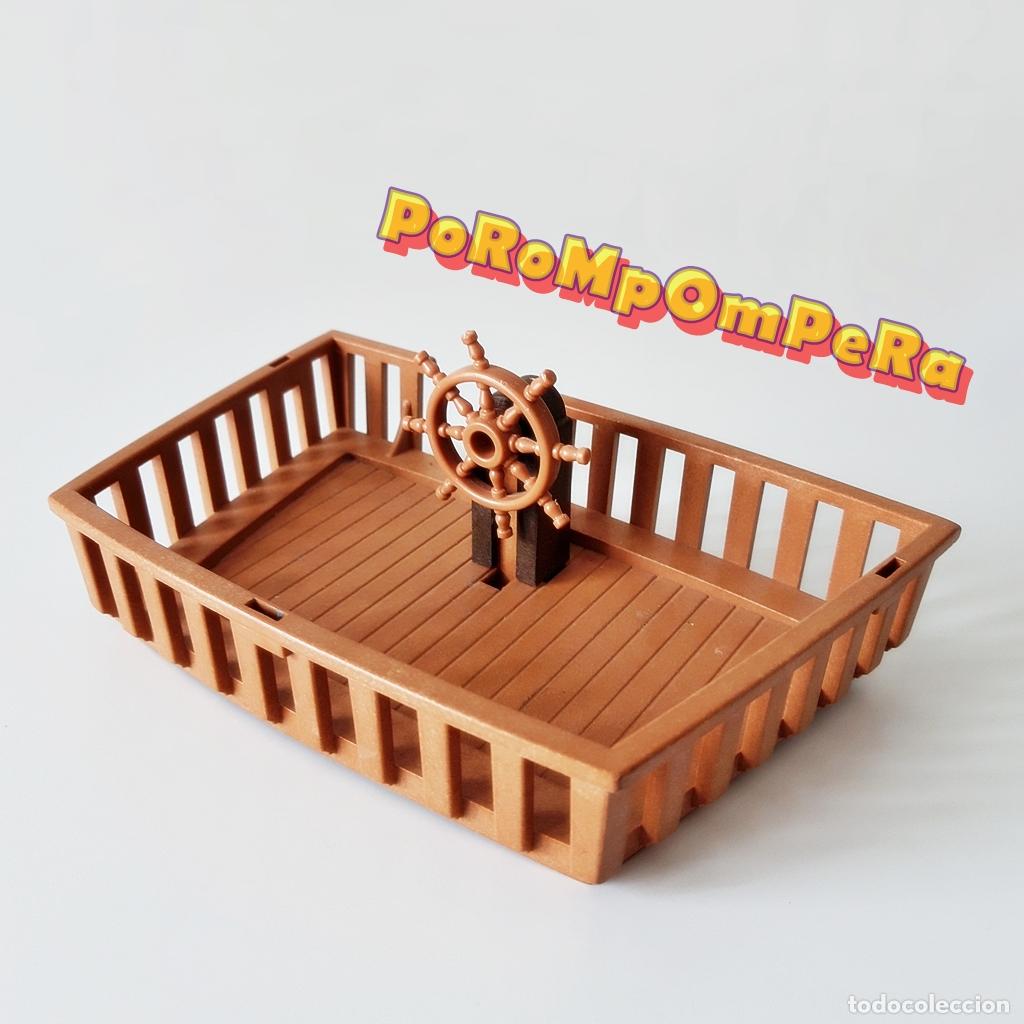 Playmobil: PLAYMOBIL PUESTO DE MANDO BARCO PIRATA TIM&Oacute;N 3053 3550 3750 4424 5736 ? SIMILAR 5778 CUBIERTA POPA