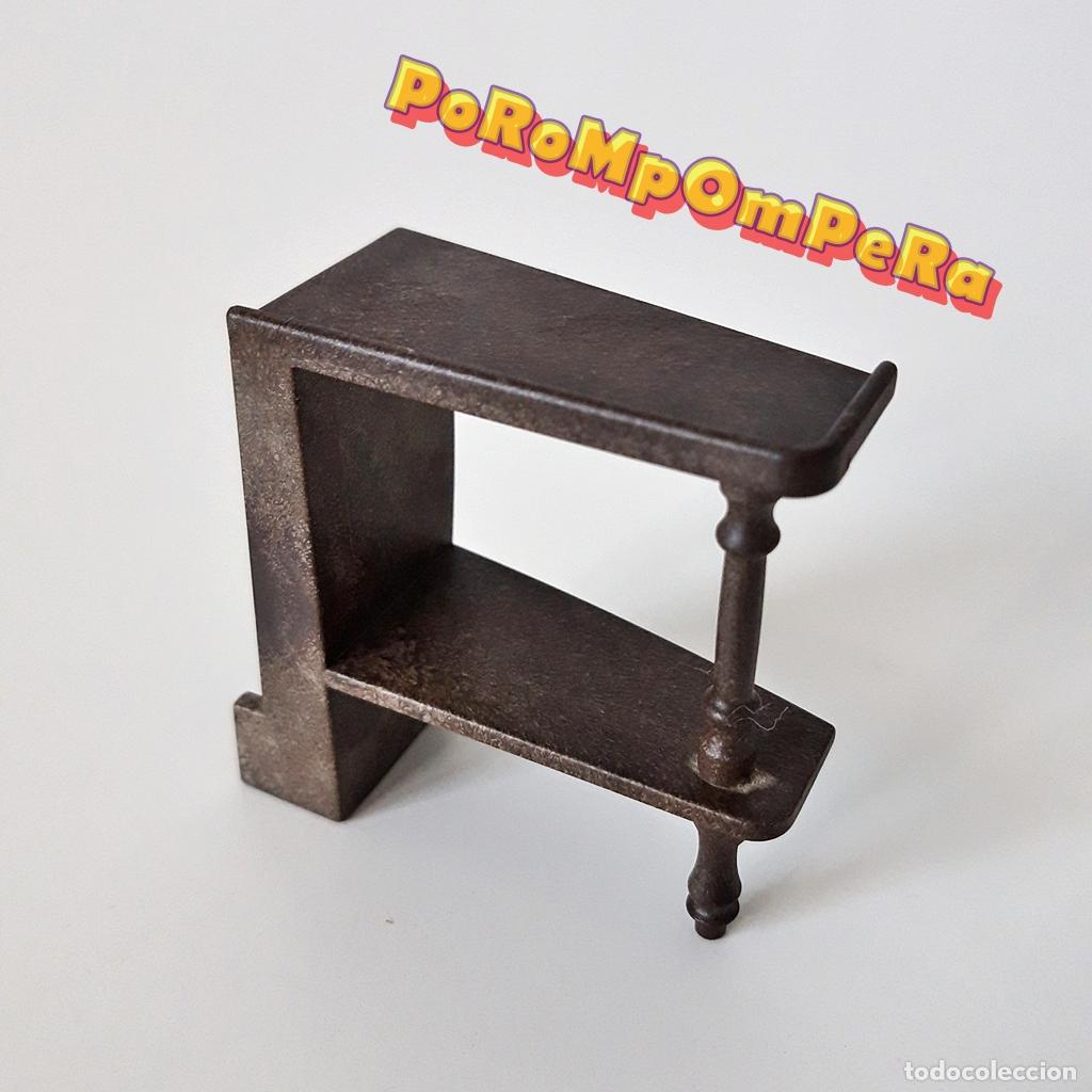Playmobil: PLAYMOBIL MUEBLE MARR&Oacute;N OSCURO CAMAROTE BARCO PIRATA 1&ordf; &Eacute;POCA 3053 3550 3750 MESA ESTANTER&Iacute;A