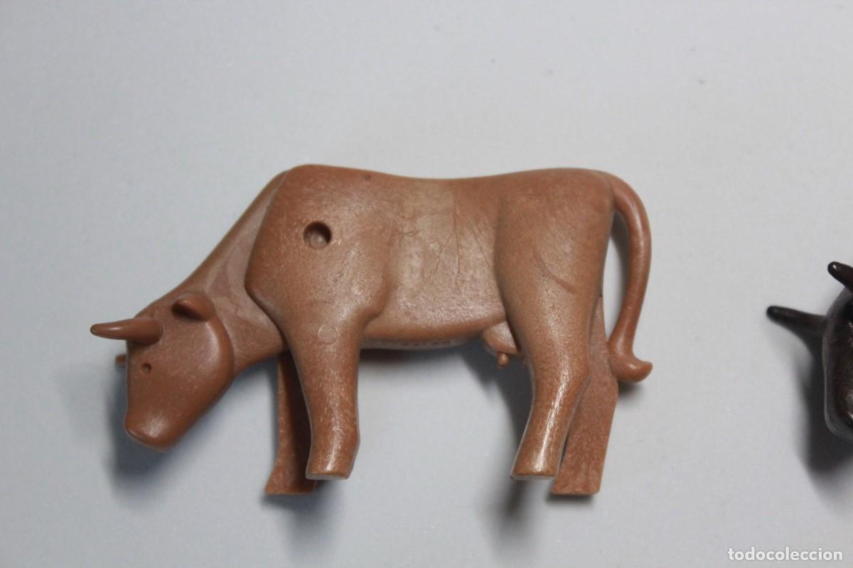 Playmobil: Lote de vacas y toros playmobil