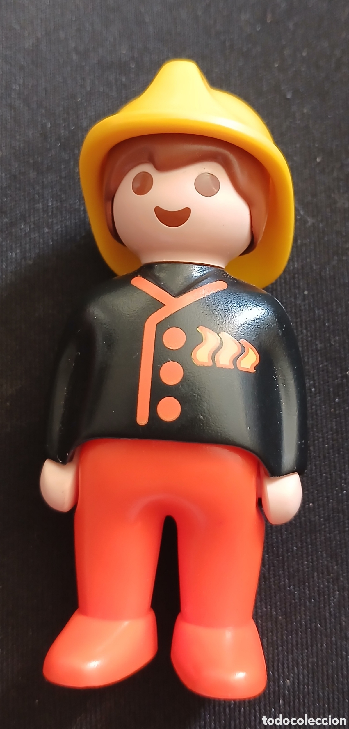 Playmobil: Figura Mu&ntilde;eco Playmobil 1.2.3 Bombero Geobra 1990