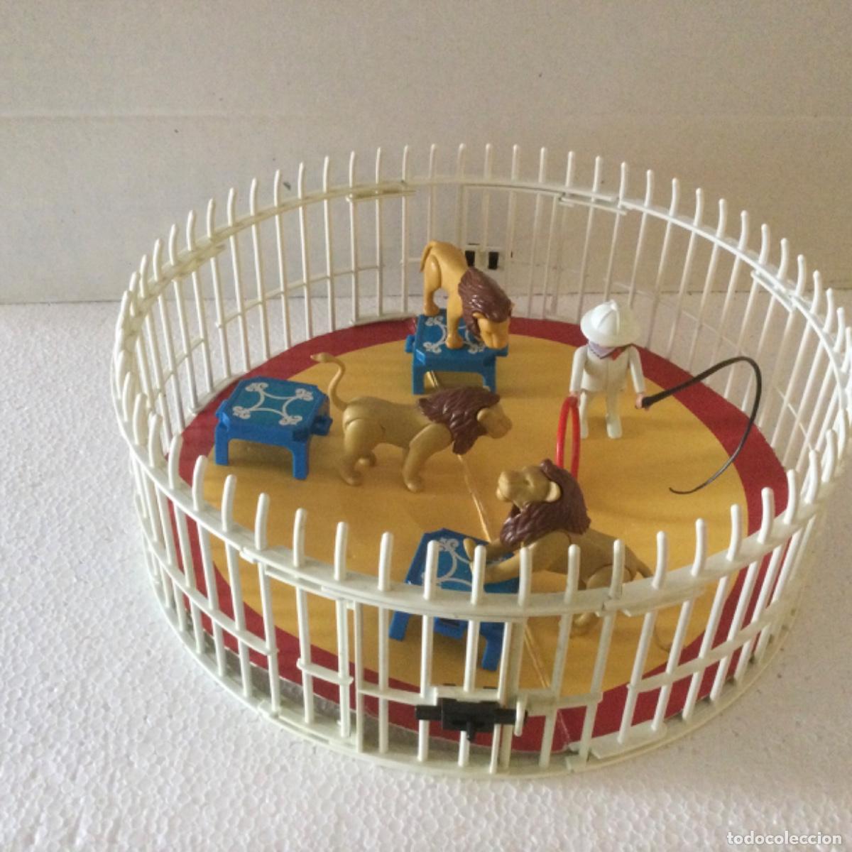 Playmobil: Playmobil. Jaula con leones y domador. Ref: 3517.