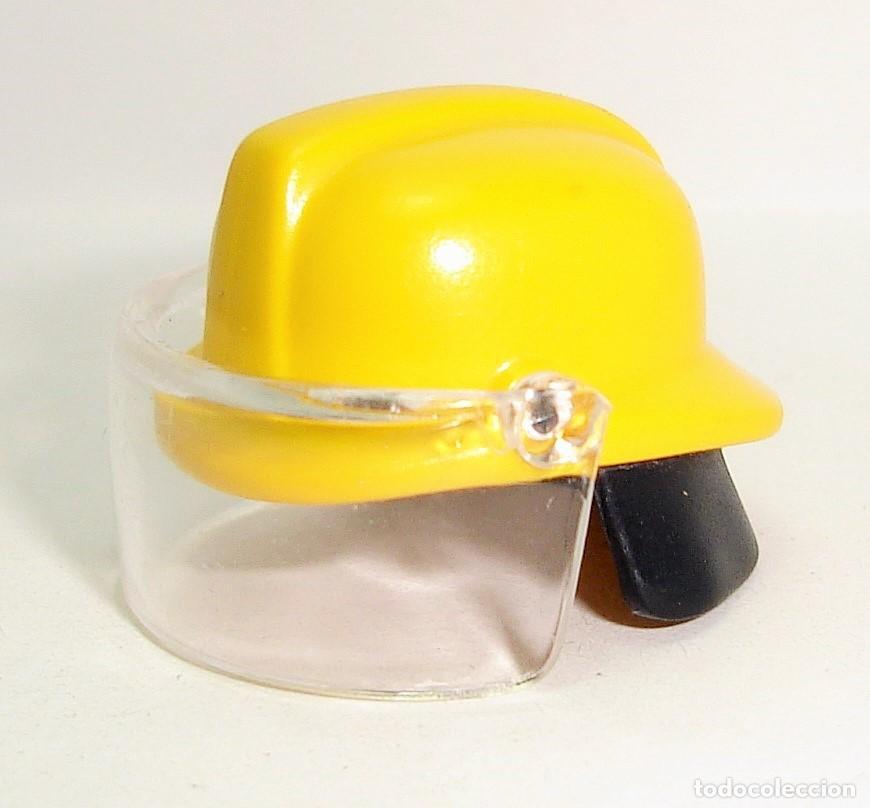 Playmobil: ACCESORIO PLAYMOBIL CASCO BOMBERO LOTE 322