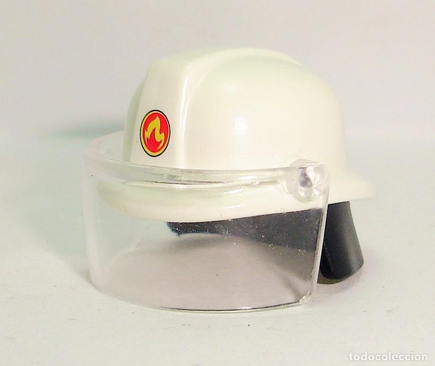 Playmobil: ACCESORIO PLAYMOBIL CASCO BOMBERO LOTE 323