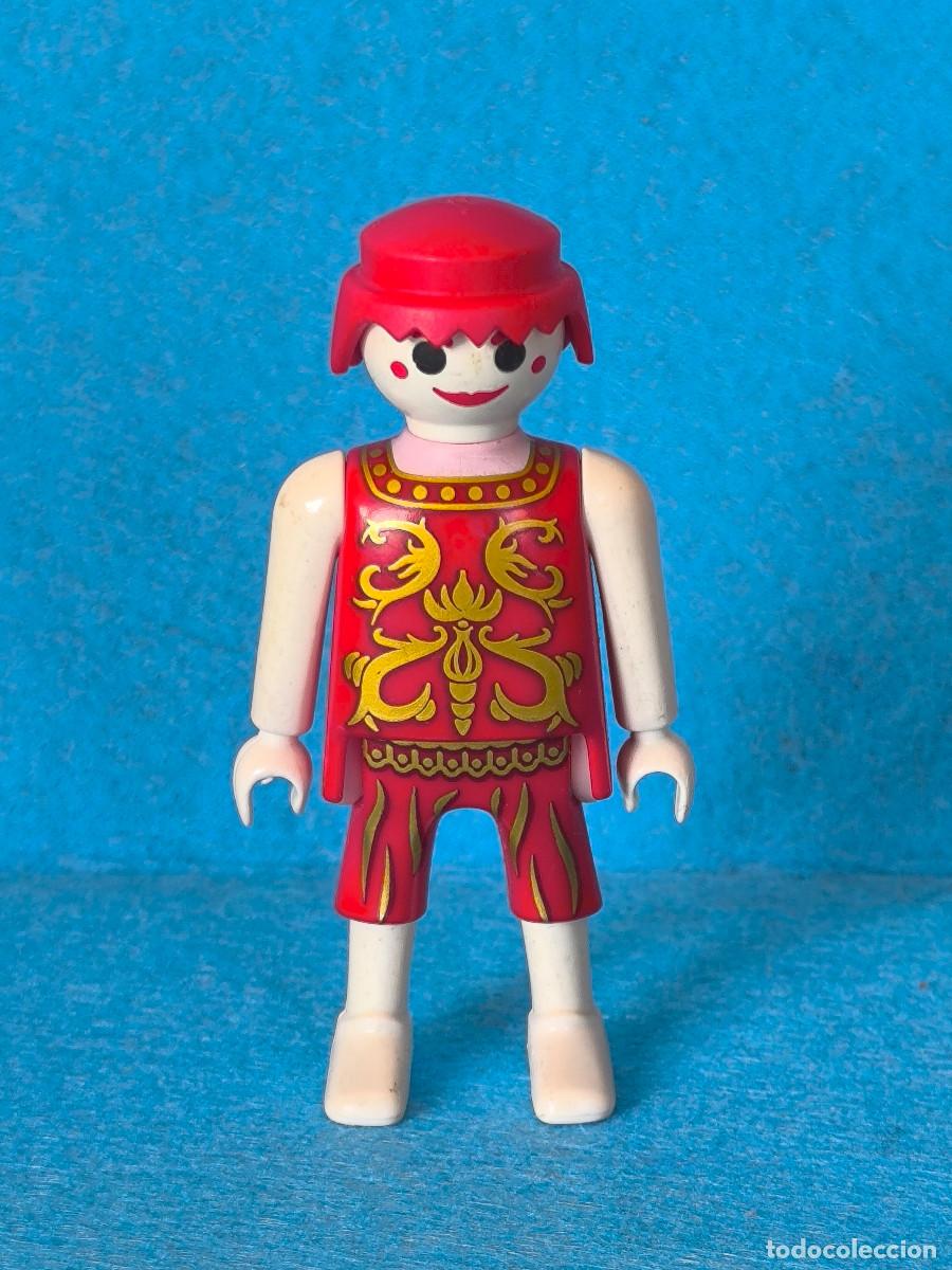 Playmobil: playmobil figura exclusiva payaso circo pierrot arlequ&iacute;n mimo pelo rojo victoriano oeste