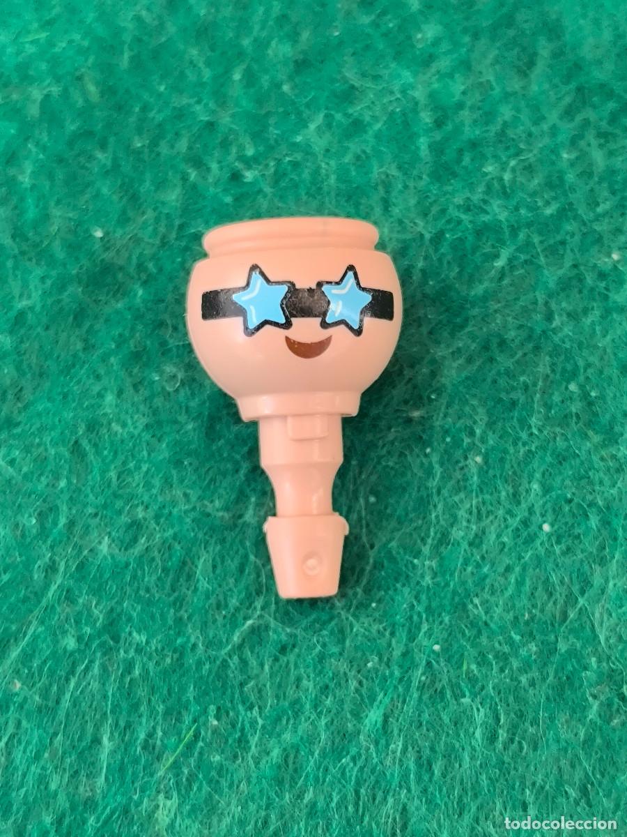 Playmobil: Playmobil cabeza piel standard gafas en forma de estrella payaso circo arlequ&iacute;n pierrot