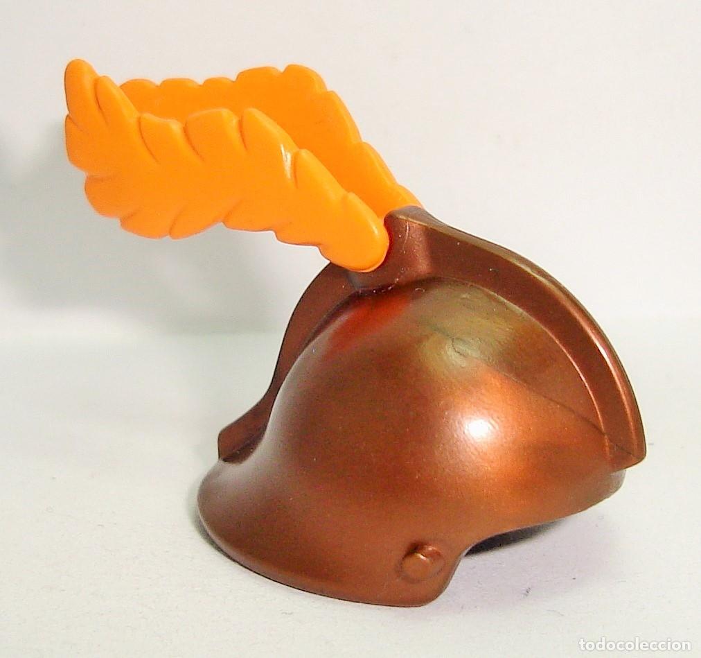 Playmobil: ACCESORIO PLAYMOBIL CASCO GUERRERO MEDIEVAL LOTE 367 (ROTO)