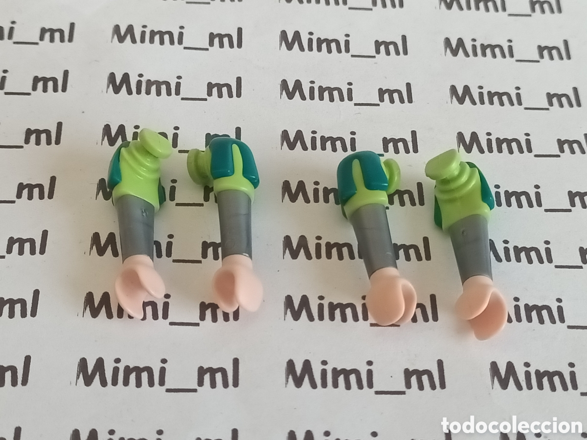 Playmobil: Playmobil 2 pares brazos hombre caballero medieval recambios figuras