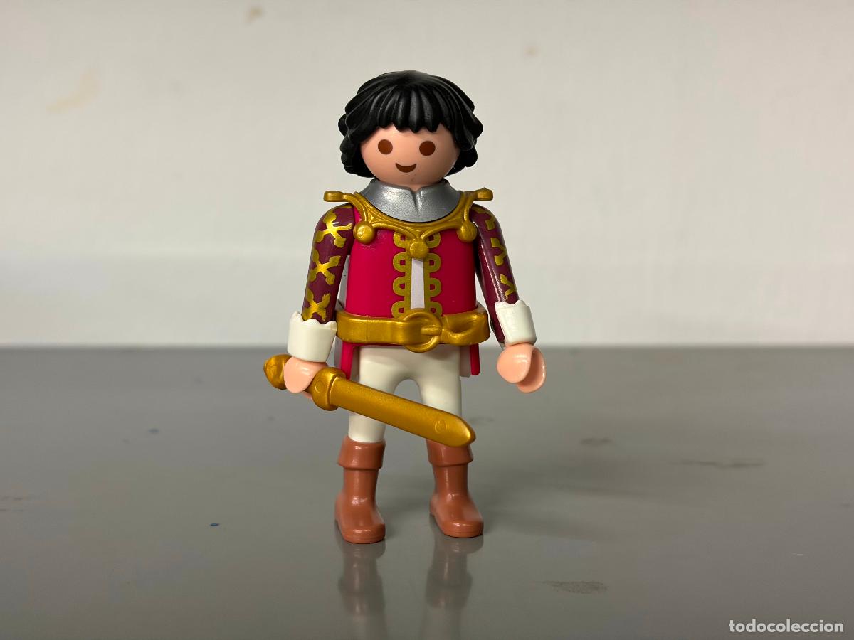 Playmobil: playmobil figura principe medieval cinturon espada y pu&ntilde;os -mix20