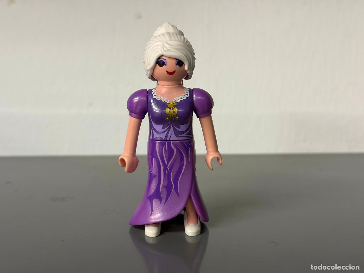 Playmobil: playmobil figura mujer falda larga pelo anciana elegante guapa -mix20
